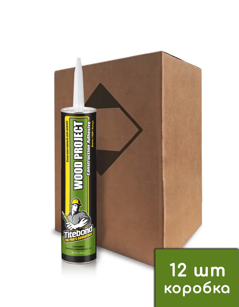 90809169 Клей монтажный Titebond Wood Project 3721 296 мл STLM-0392096