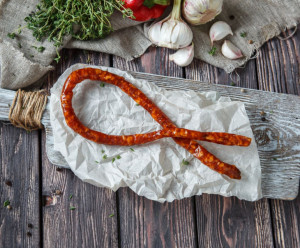 4737 Колбаса сырокопченая "Чоризо" Вкусляндия