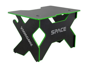 91147603 Компьютерный стол Space 120x77x80 см ЛДСП цвет черный/зеленый SPACE DARK 120 STLM-0500659 VMMGAME