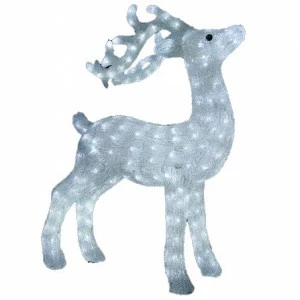 Световая Фигура "Олень" 3D ELKI СВЕТОВЫЕ ФИГУРЫ 017727 Белый