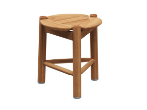 Круглый стол из тикового дерева