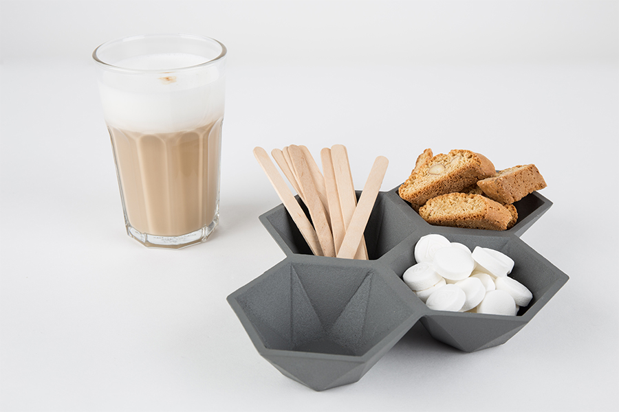 Подставка для аксессуаров Hexagon серая Zuiver 8800012 - Вид №1