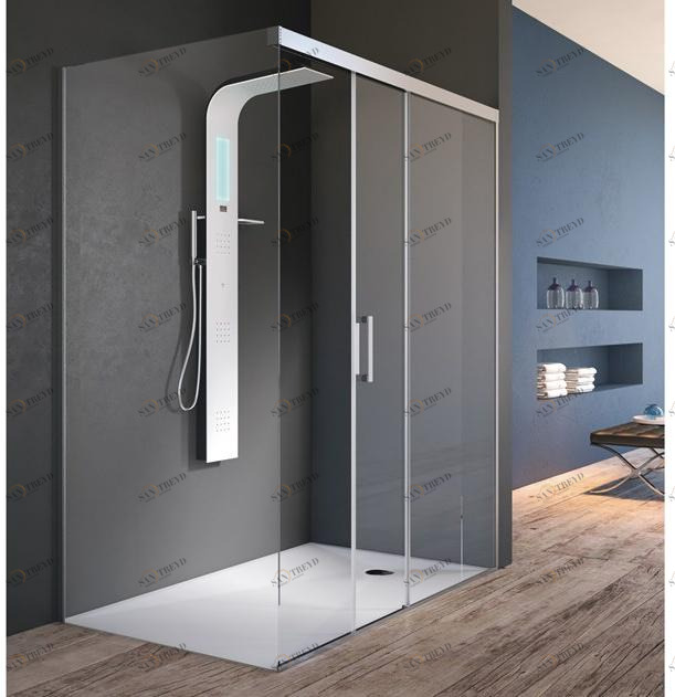 Gruppo Geromin Душевой уголок угловой с раздвижной дверцей Stylé Style sun-id-1382085