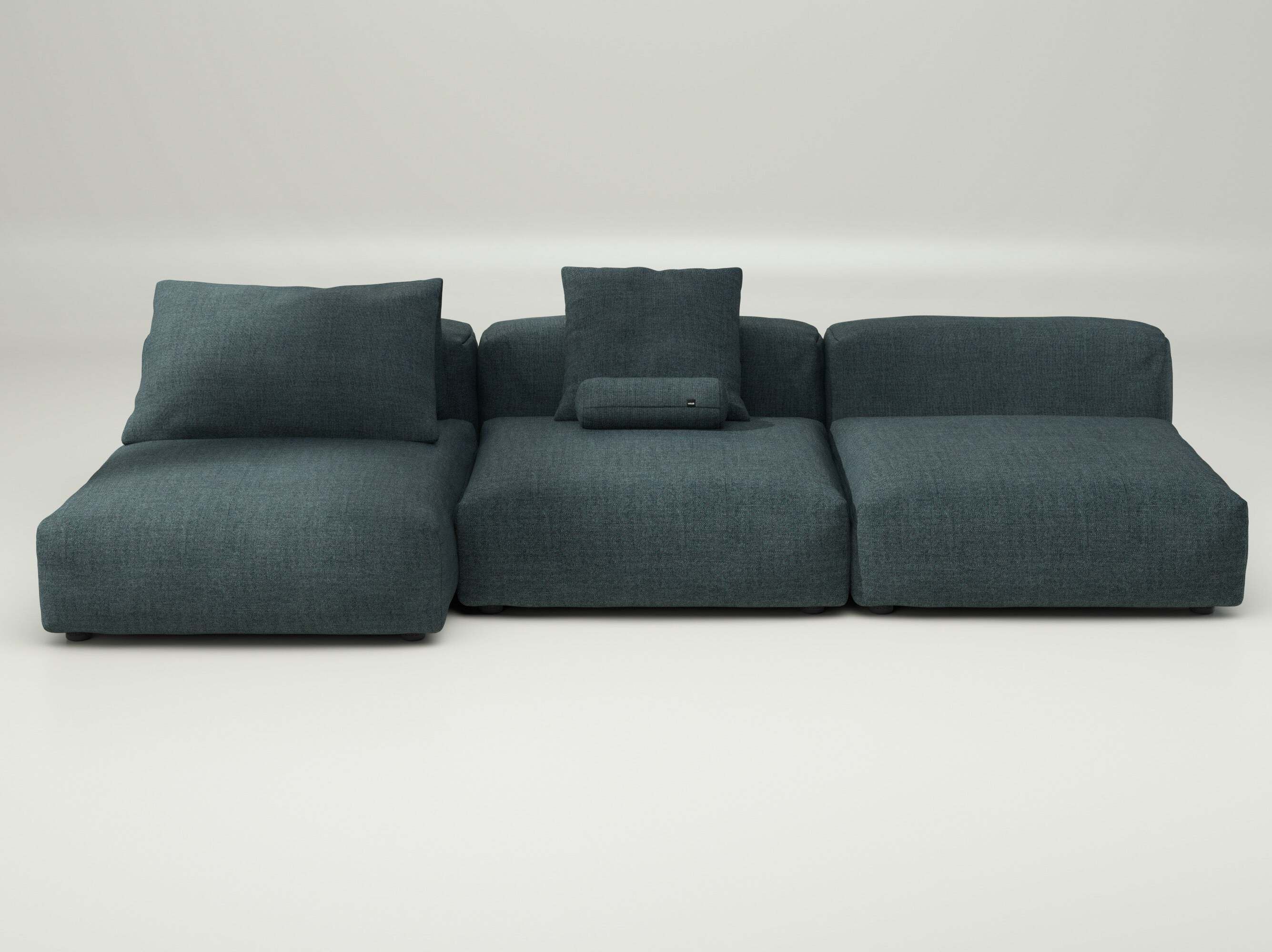 Модульный садовый диван с полуостровом vetsak Pique ARCH-00133737