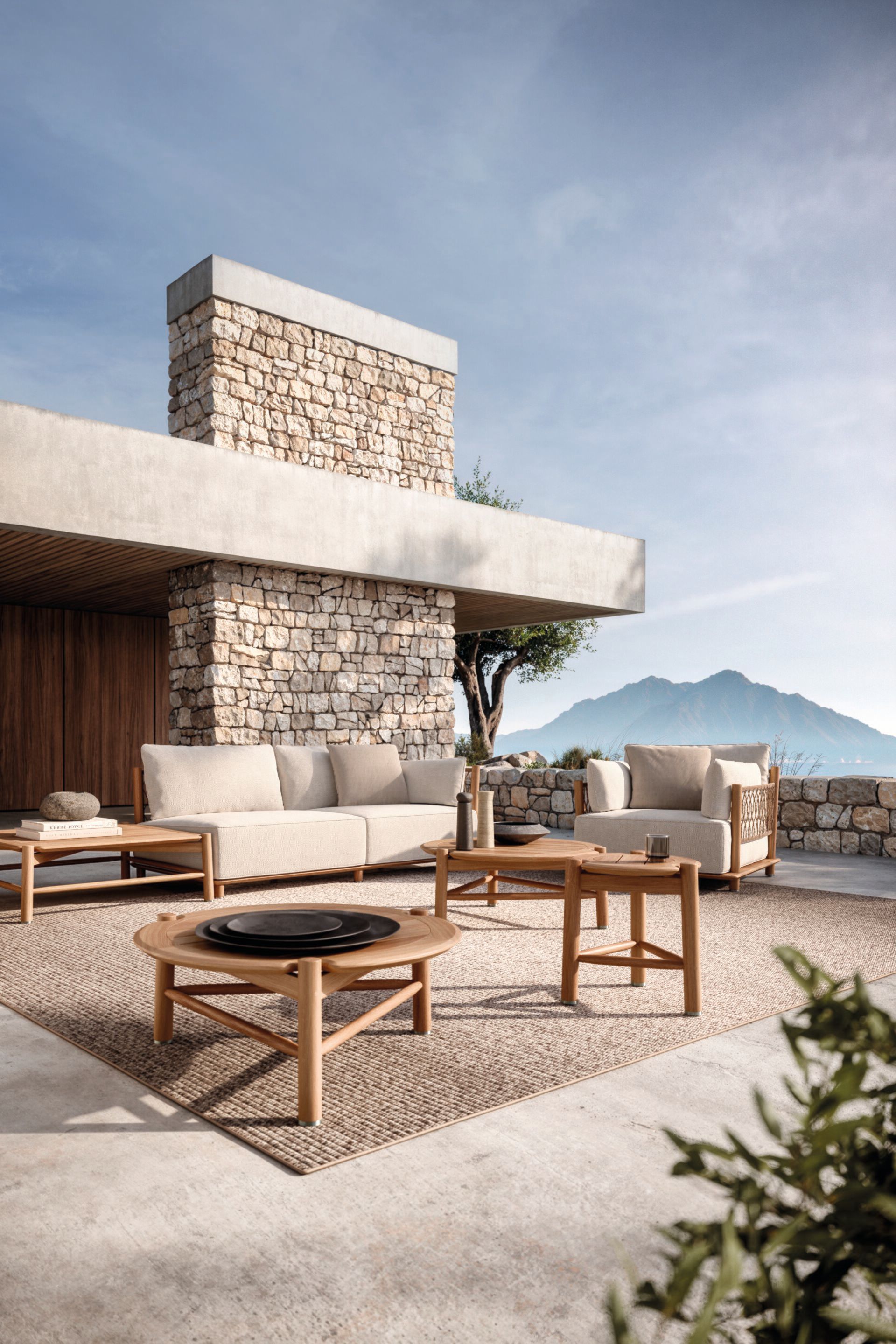 Круглый стол из тикового дерева Gloster Salina ARCH-00024575 - Вид №3