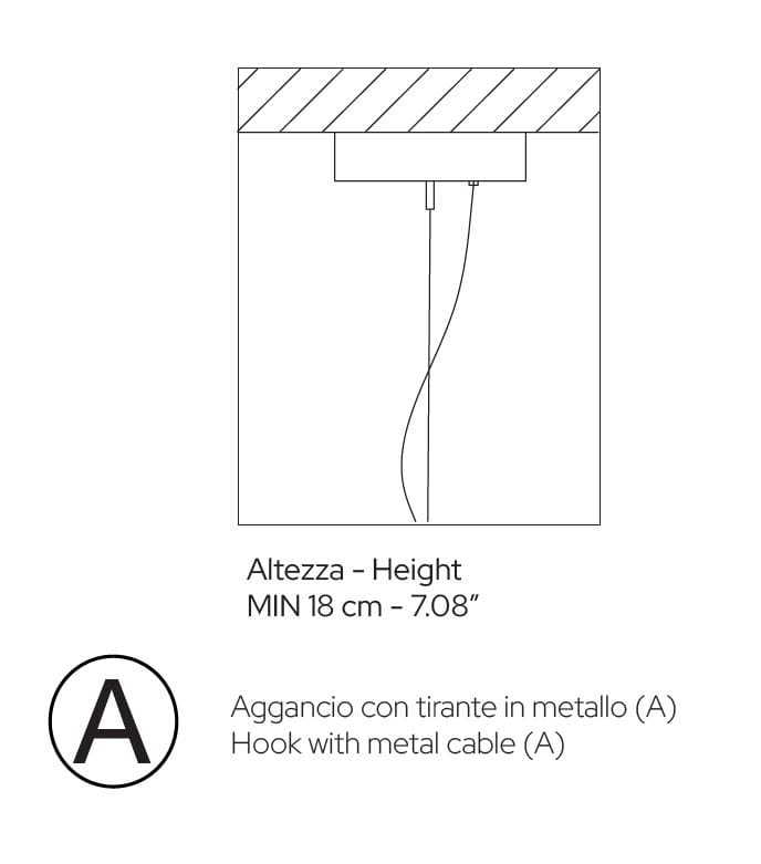 Подвесной светильник из боросиликатного стекла Euroluce Lampadari Dewy ARCH-00046422 - Вид №3
