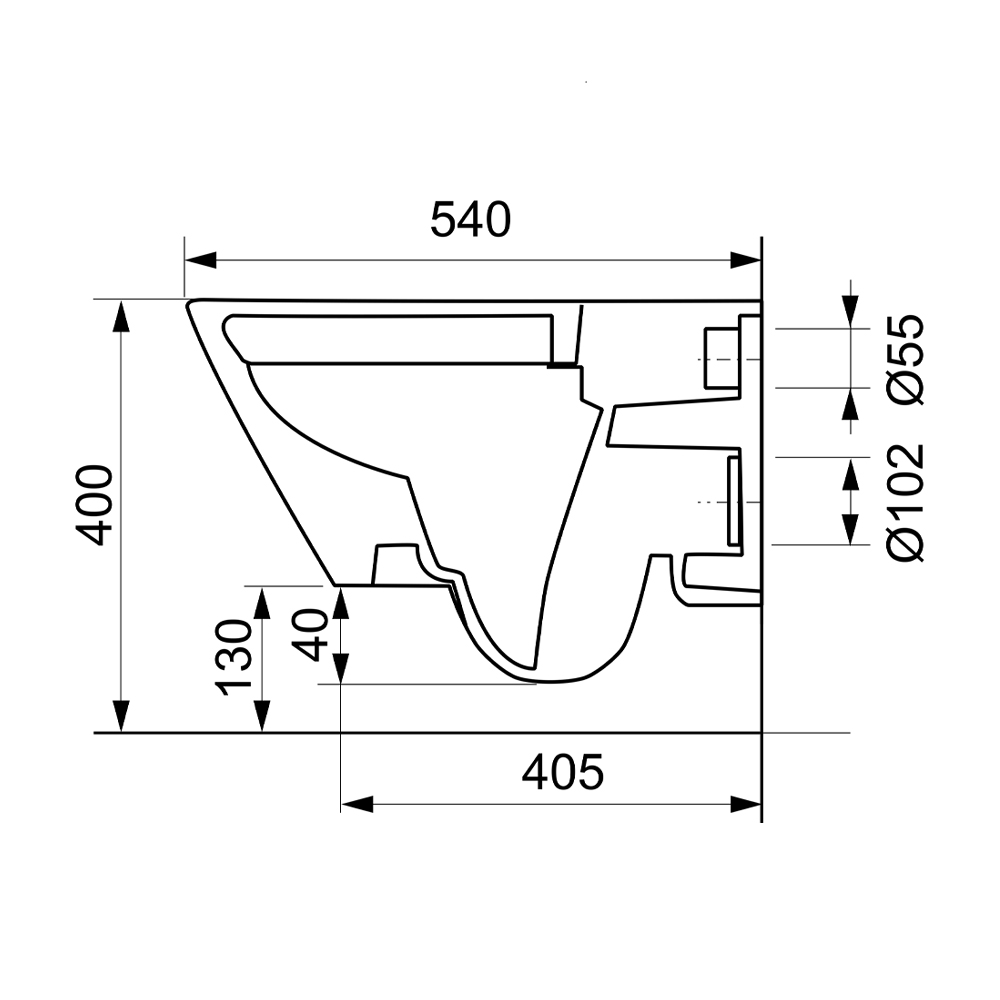 K440403.WCD Комплекты из инсталляций, панелей смыва и унитазов Duravit D-Neo Tece  - Вид №6