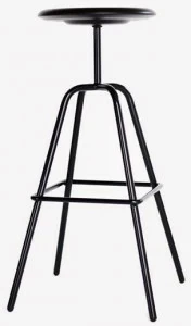 Atelier Haußmann Высокий табурет из стали и дерева