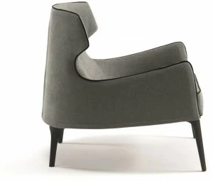 Frigerio Salotti Кресло из ткани с подлокотниками Crosby