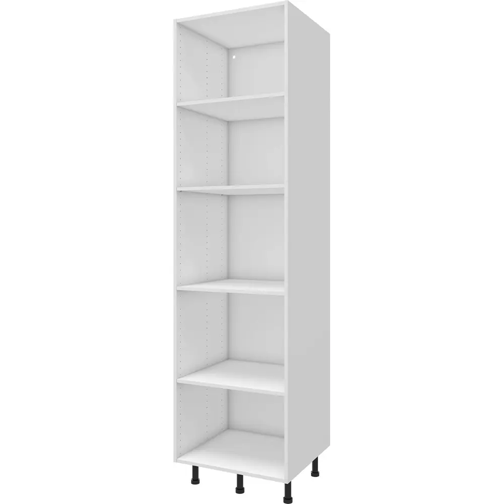 Konsensa Шкаф-колонна кухонный белый 60x215 см с регулируемыми полками 89410790 STLM-1578066