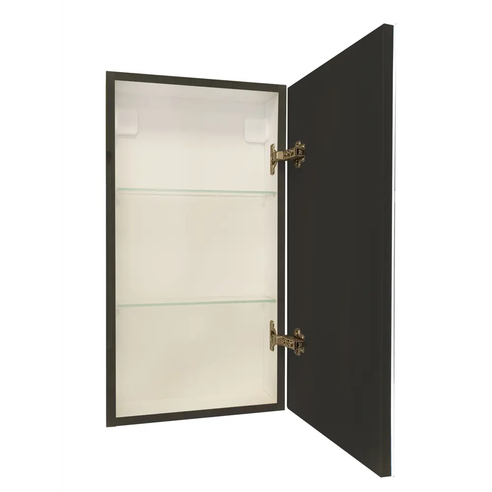 Шкаф зеркальный подвесной Montero Black LED с подсветкой 35x65 см цвет черный 89180063 STLM-2157365 Santreyd - Вид №3