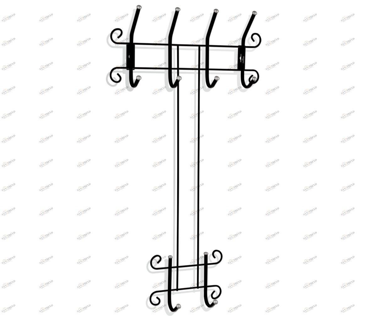 Вешалка Настенная Graciya T 5 SHEFFILTON ДИЗАЙНЕРСКИЕ 015077 Черный;серый 