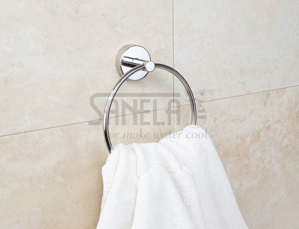 62050 Нержавеющий полотенцедержатель, глянцевая поверхность SANELA  - Вид №1