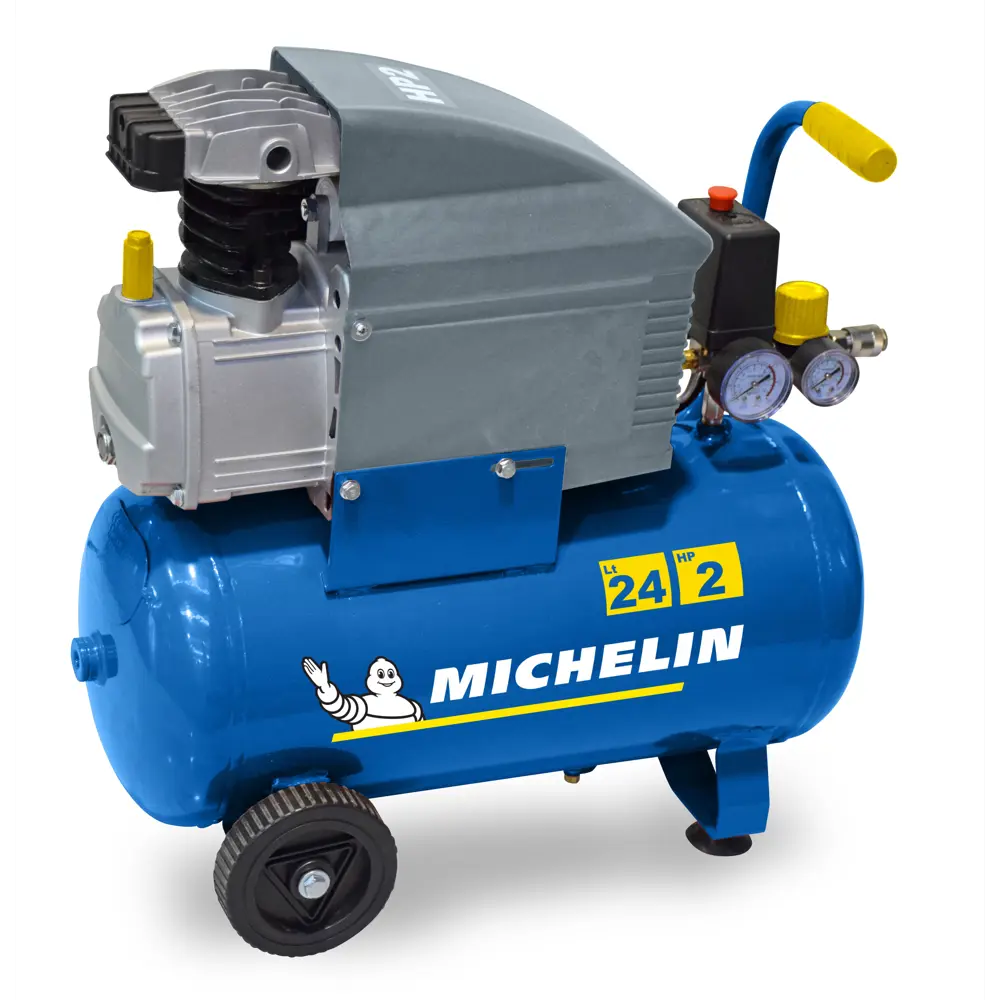 Компрессор масляный 24 л, 1.5 КВт, 170 л/мин Michelin 82304785 STLM-2073409 