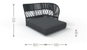 Talenti Модульный садовый диван с шезлонгом Cliff decò sun-id-1479676 - Вид №15