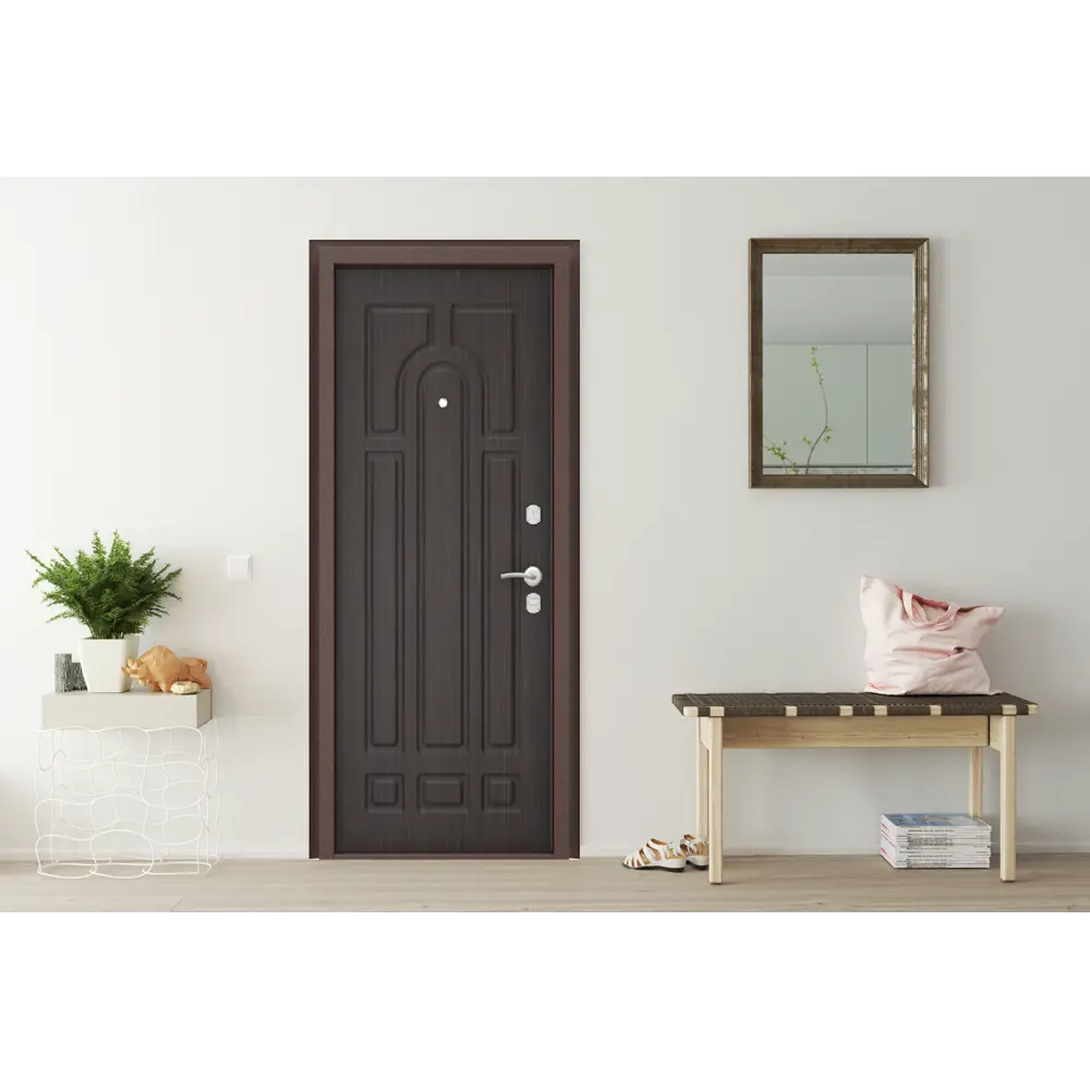 Дверь входная металлическая Оптим 98x205 см левая венге 84226059 STLM-2080204 DOORHAN  - Вид №4