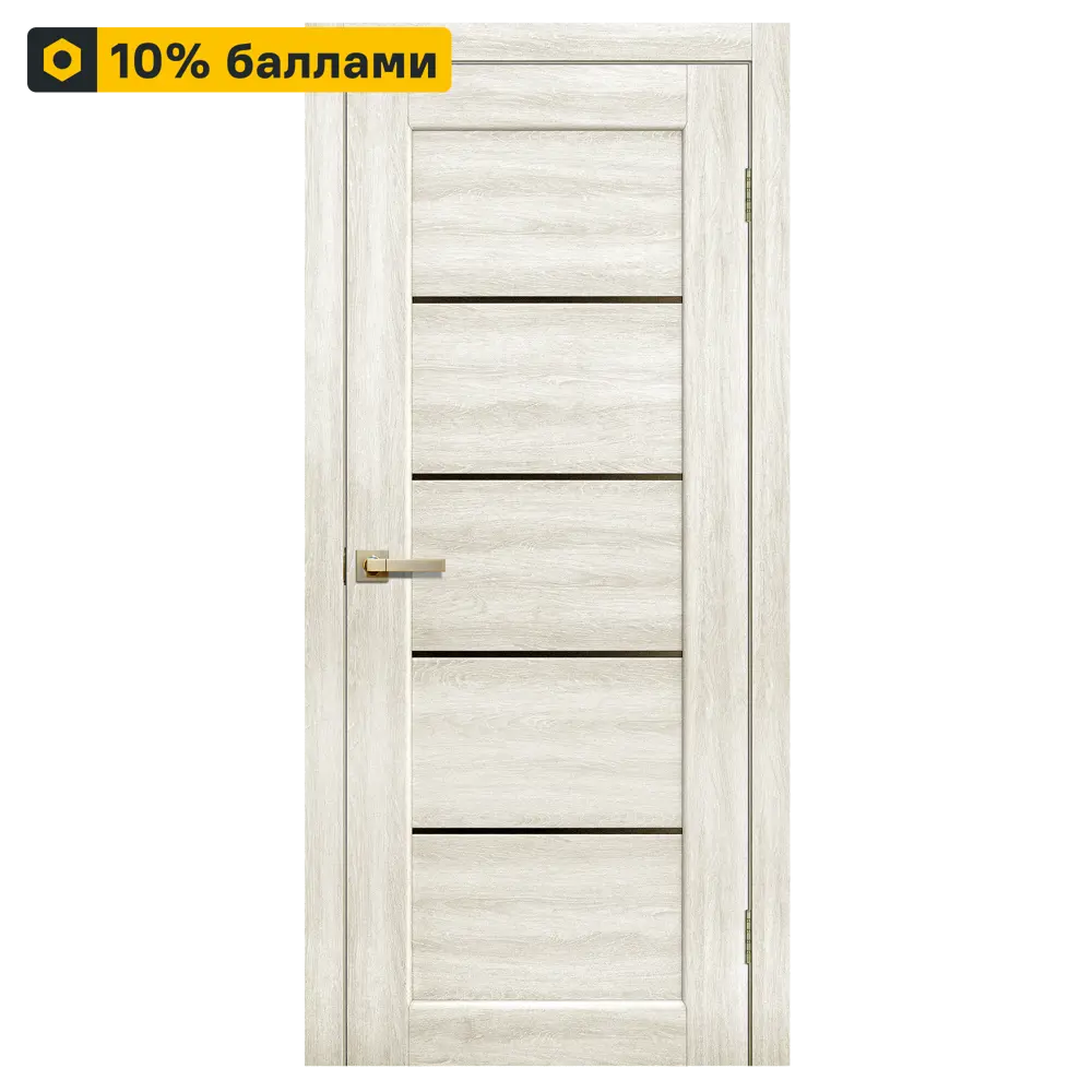Межкомнатная дверь ARTENS Брио с ПВХ-покрытием дуб филадельфия 80×200 см 83859909 STLM-0045036