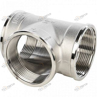 Тройник ВР 2" никель STOUT SFT0020000002