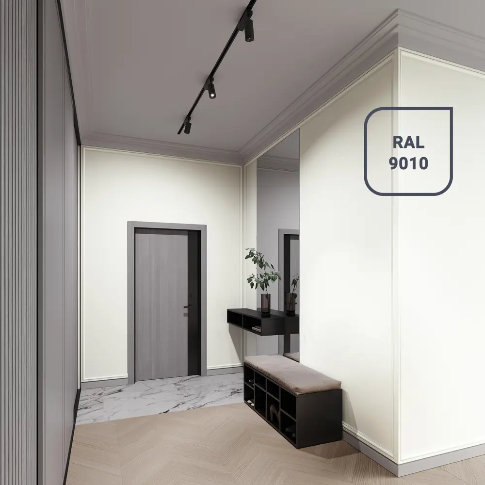 Краска латексная Olimp моющаяся матовая цвет белый база А 10 л STLM-2141990 - Вид №25