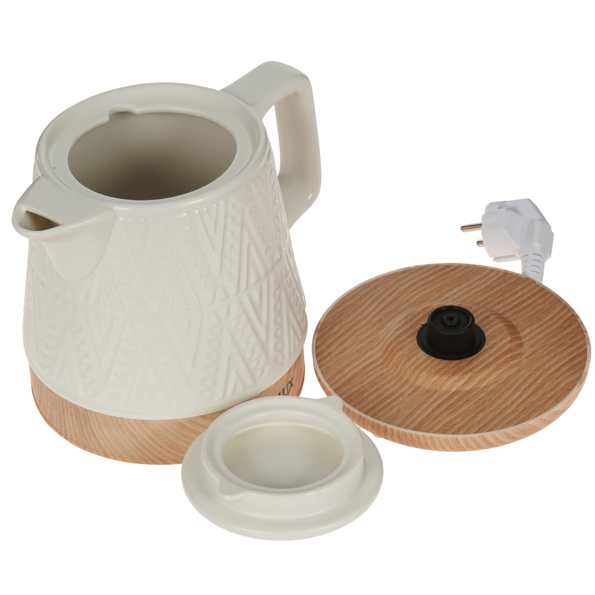 9297585 Электрочайник DELTA LUX DE-1020 белый STDN-0110839 - Вид №3