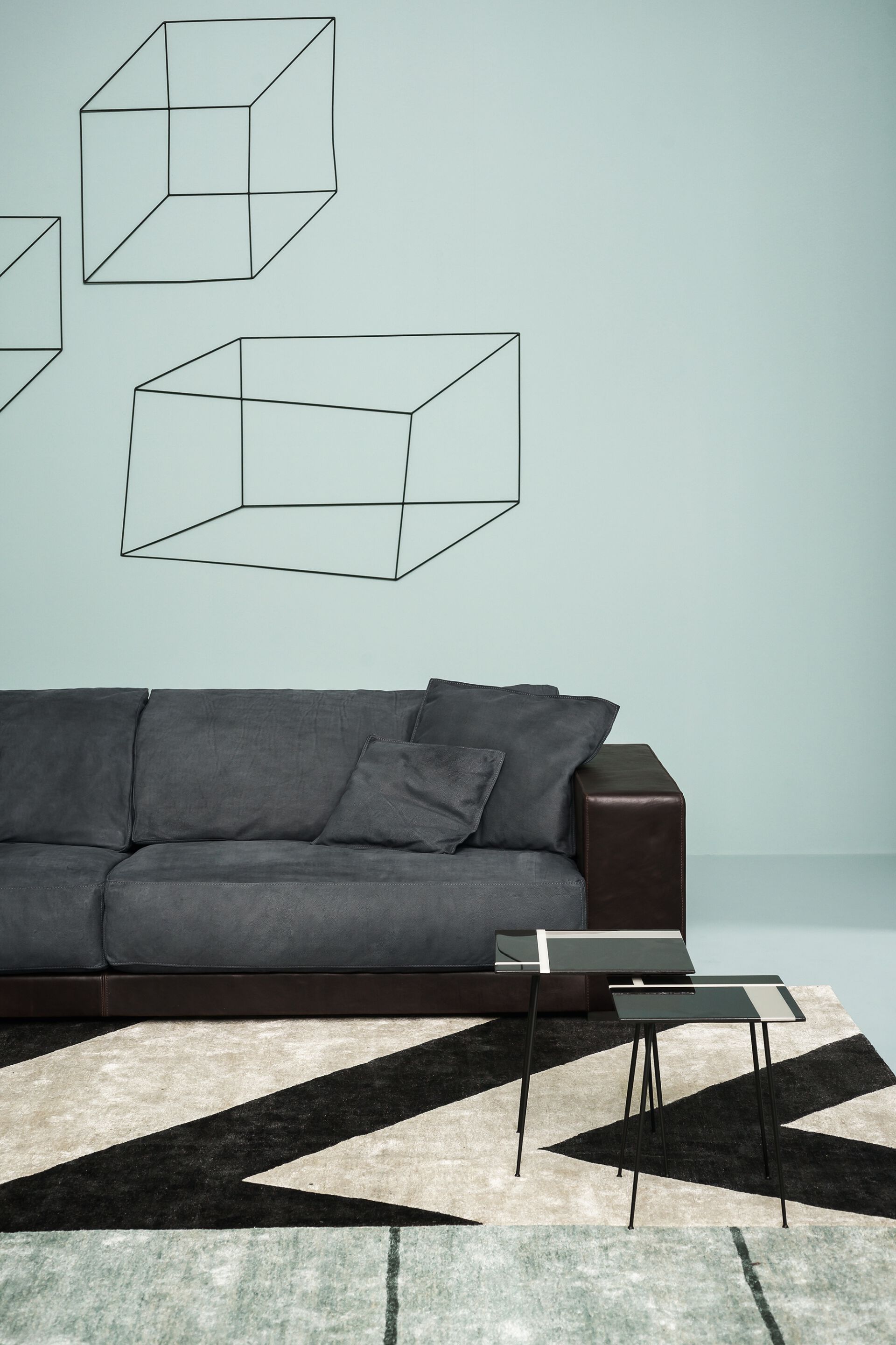 Кожаный линейный диван Baxter BUDAPEST ARCH-00084279 - Вид №2