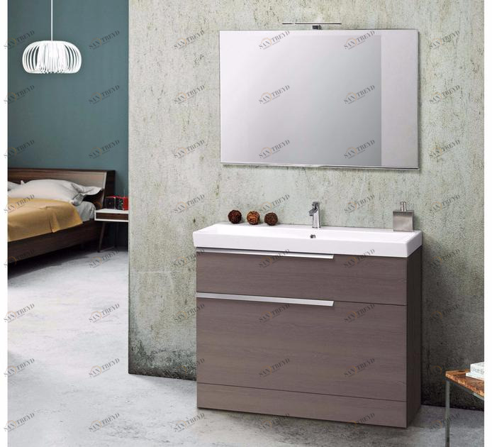 Mobiltesino Мебель для умывальника из фанерованной древесины с зеркалом Fly sun-id-1408719