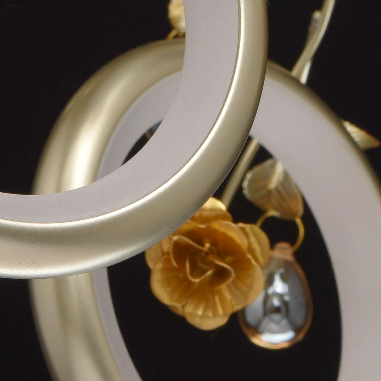 Подвесная люстра MW-Light Ивонна 3 459011309 MW-LIGHT ДИЗАЙНЕРСКИЕ, ИВОННА 285788 Белый  - Вид №1