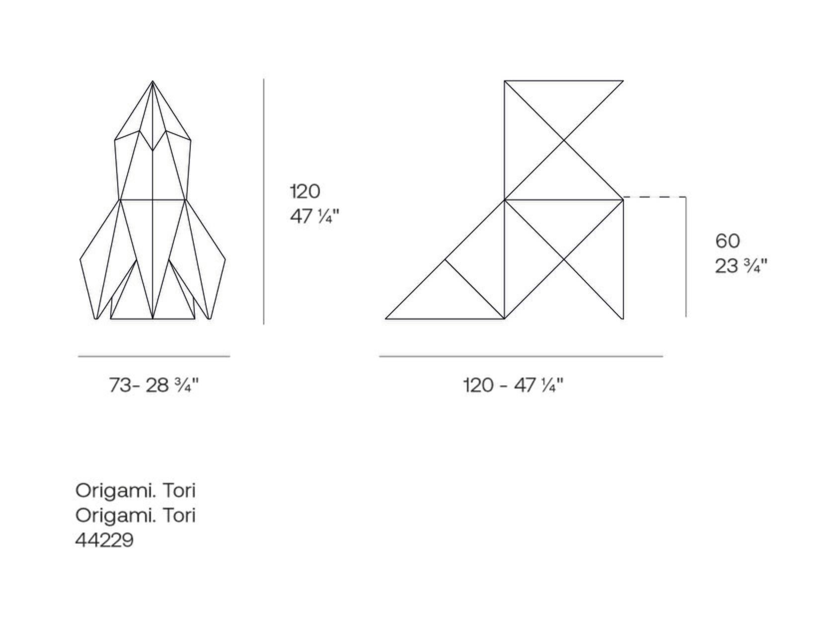 Скульптура Vondom оригами ARCH-00063287 - Вид №4