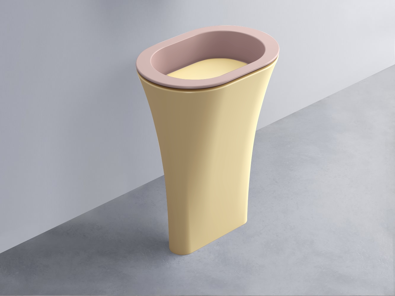 AMLA65-CP+AMPILO-CN+AMCOLO-CN Раковина Amedeo Ovale отдельностоящая cielo Enjoy + Amedeo Ceramica Cielo