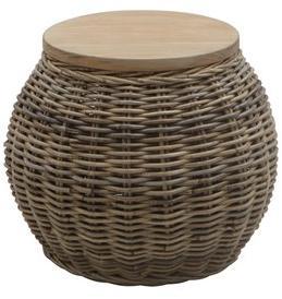 Il Giardino di Legno Круглый садовый столик из лозы Bongo Bong0469