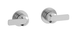 Встроенный смеситель для душа на 2 отверстия на 1 потребителя. WE ARE IB c6400ss Brushed Nickel C-67