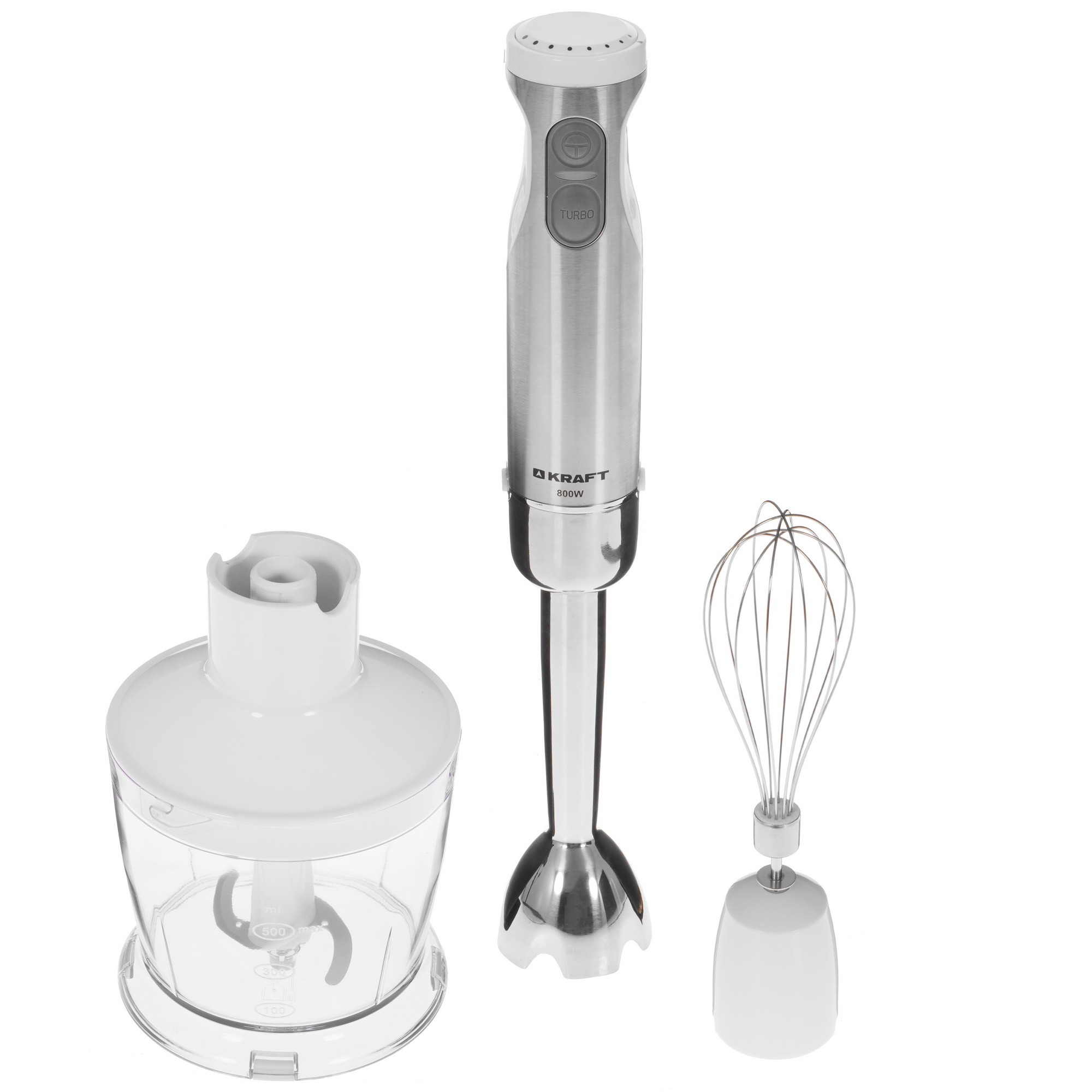 5350771 Блендер погружной Kraft KF-HB8002SPW белый STDN-0056652