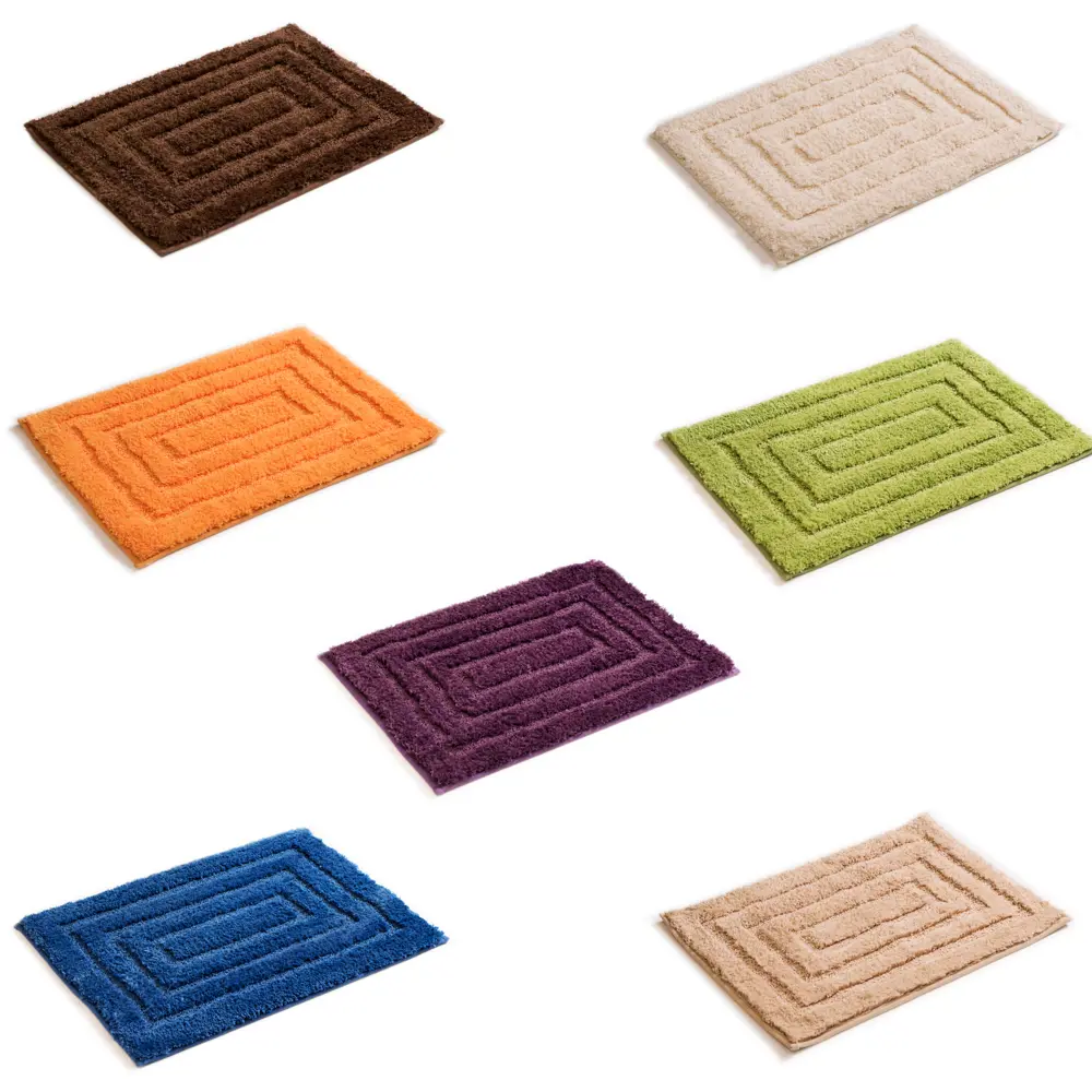 Коврик для ванной комнаты Grampus 45х65 см цвет салатовый STLM-2130769 - Вид №1