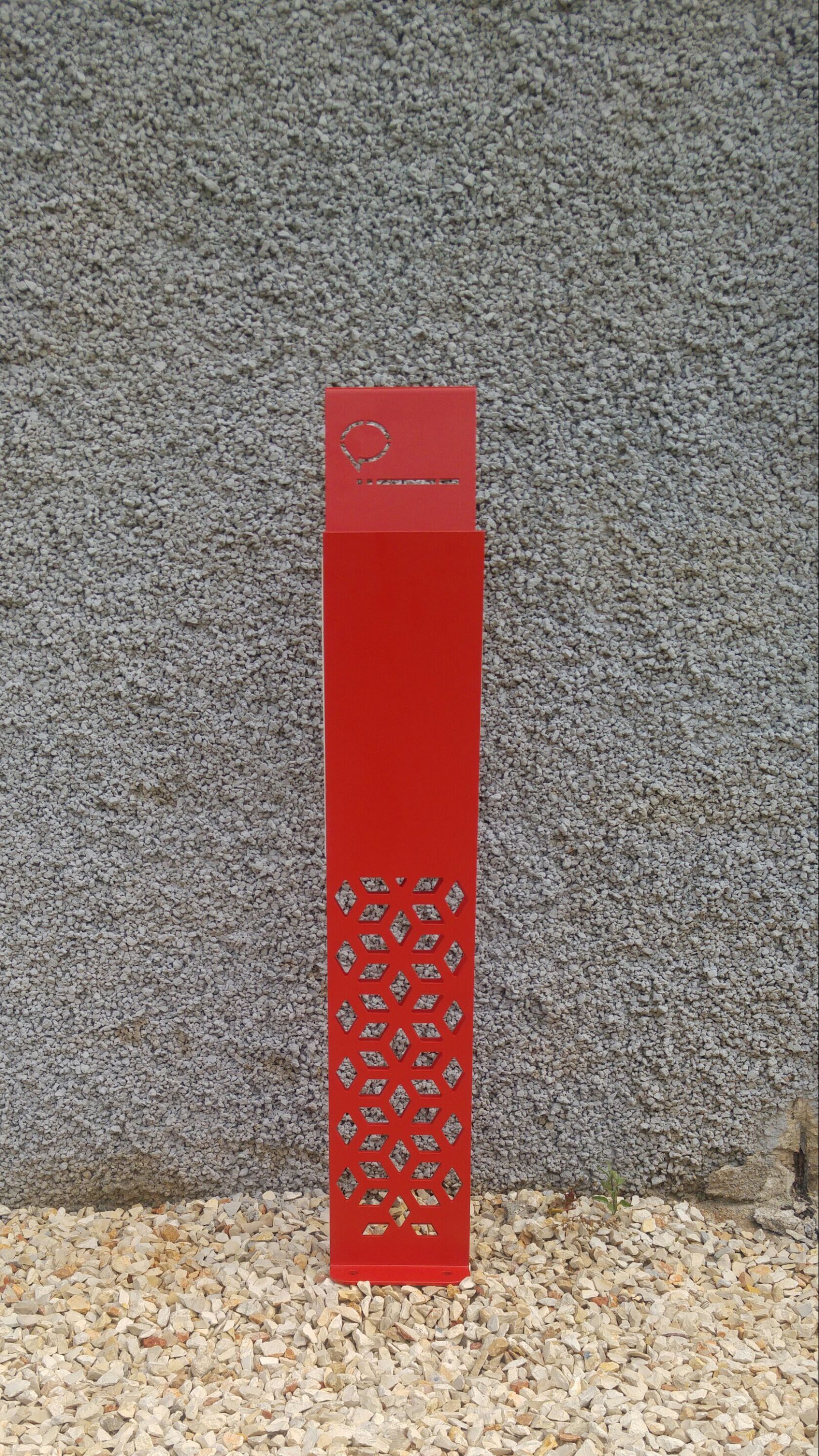 Металлическая напольная пепельница для общественных мест CITYSì GLAX ARCH-00132045 - Вид №7