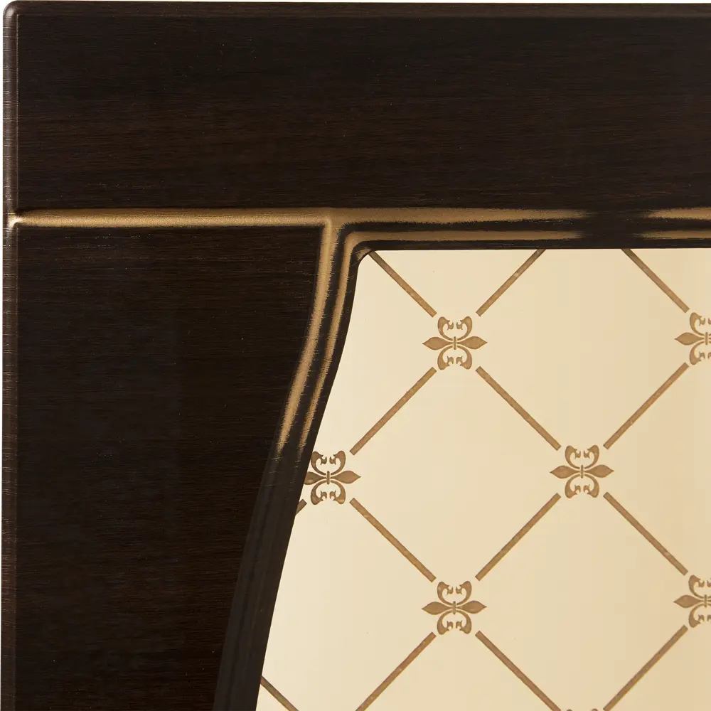 Витрина для шкафа «Византия», 40х92 см, цвет тёмно-коричневый DELINIA STLM-2209296 - Вид №2