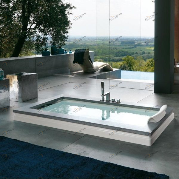 Ванна встроенная без гидромассажа Aura Uno Design 9450-115 Dx Jacuzzi 9450115DX