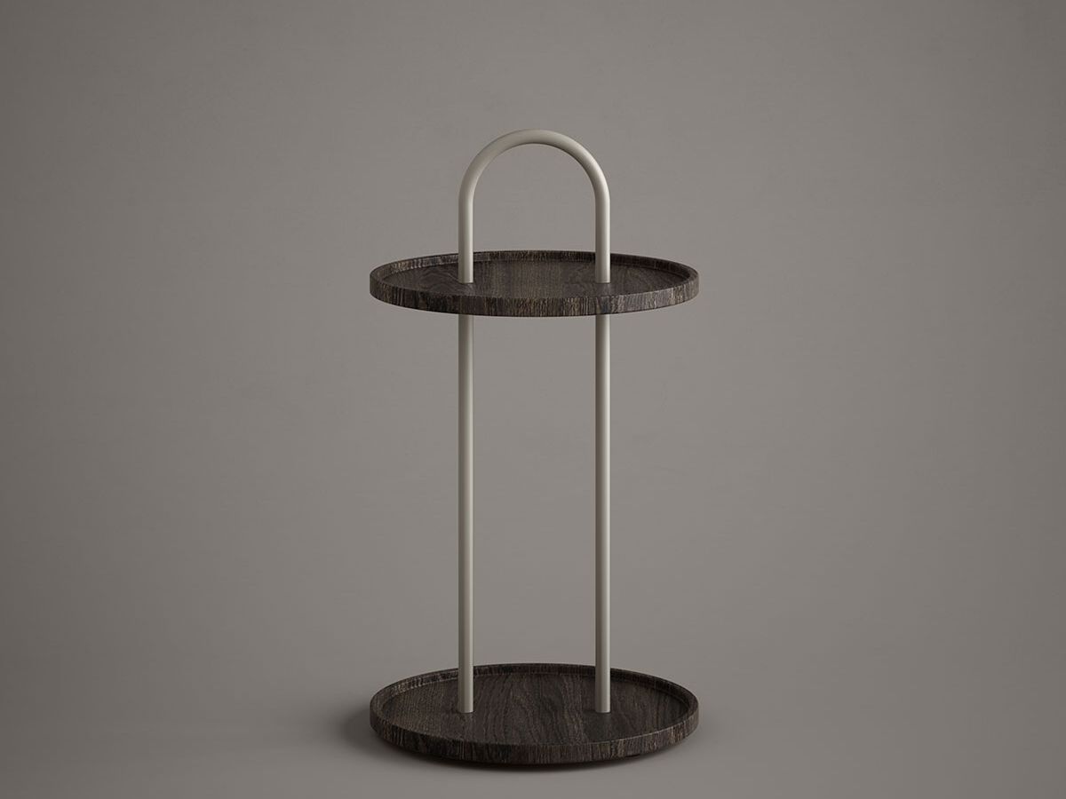 Высокий круглый деревянный журнальный столик Inbani NORM ARCH-00151541 - Вид №19