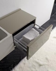 6443 Подвесная раковина настенная овальная Moab80  белая  - Вид №6