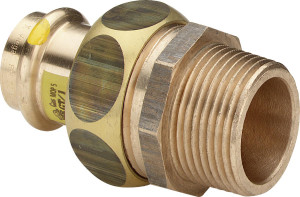 Viega Соединительный элемент резьбовой разъемный Profipress G 2654 (632458)