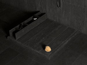 Квадратный мраморный поддон для душа