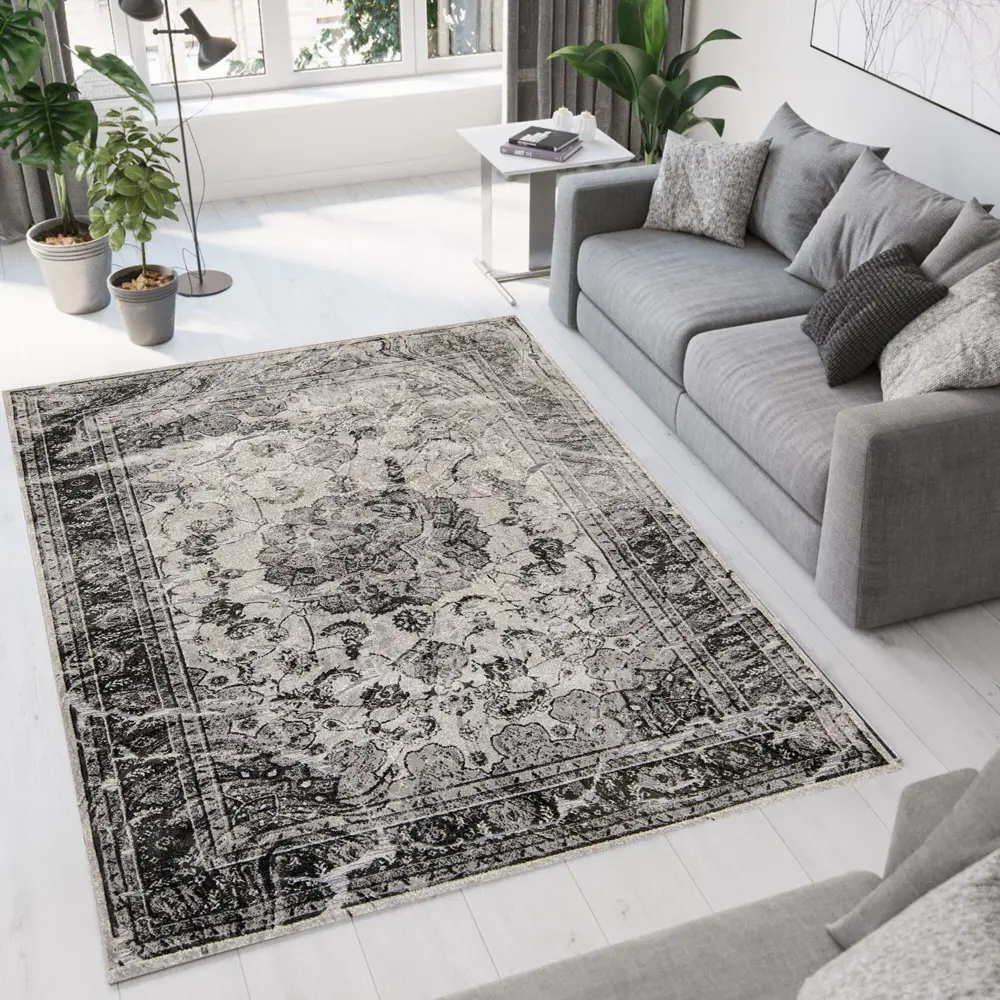 83604329 Ковер вискоза Рим 814X 160х235 см цвет серый STLM-1059349 CTIM 