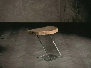 AltaCorte Прикроватный столик из дерева и стекла Ecolab night Lb-zn7173