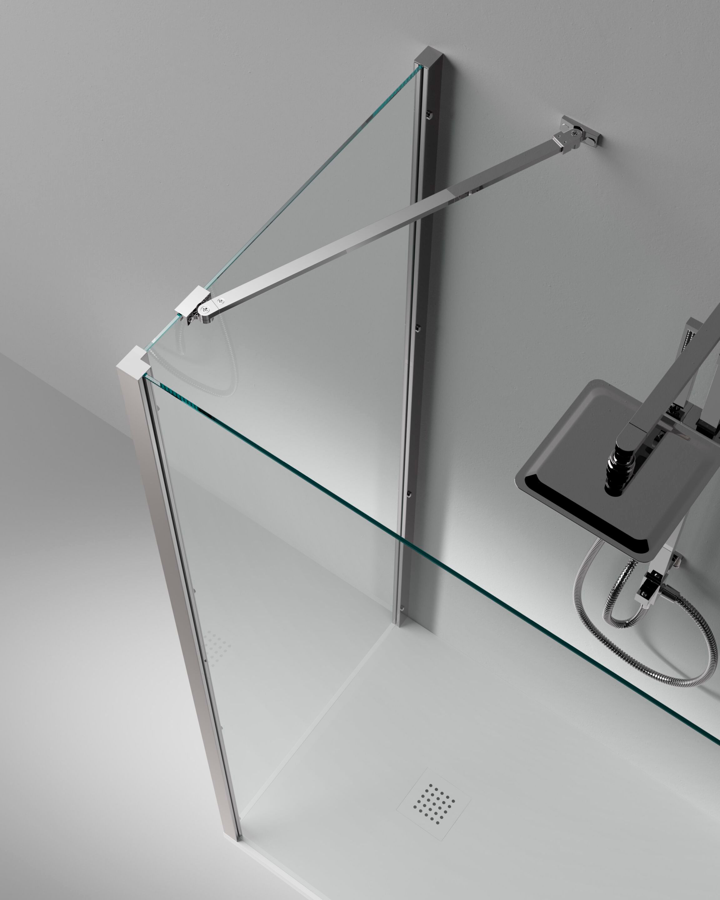 Алюминиевый и стеклянный душ TAMANACO WALK-IN ARCH-00036406 - Вид №18