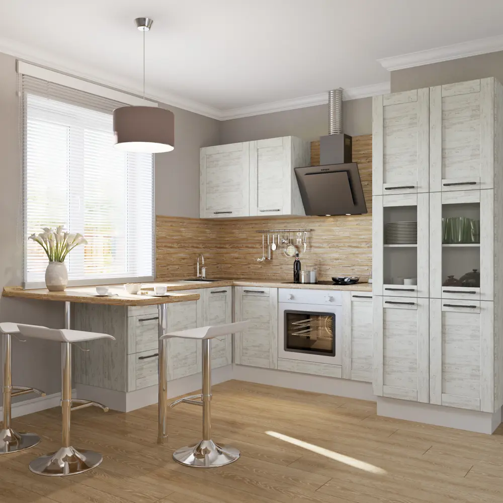 Двери для шкафа Delinia «Фрейм светлый» 40x70 см, ЛДСП, цвет белый, 3 шт STLM-2023798 - Вид №2