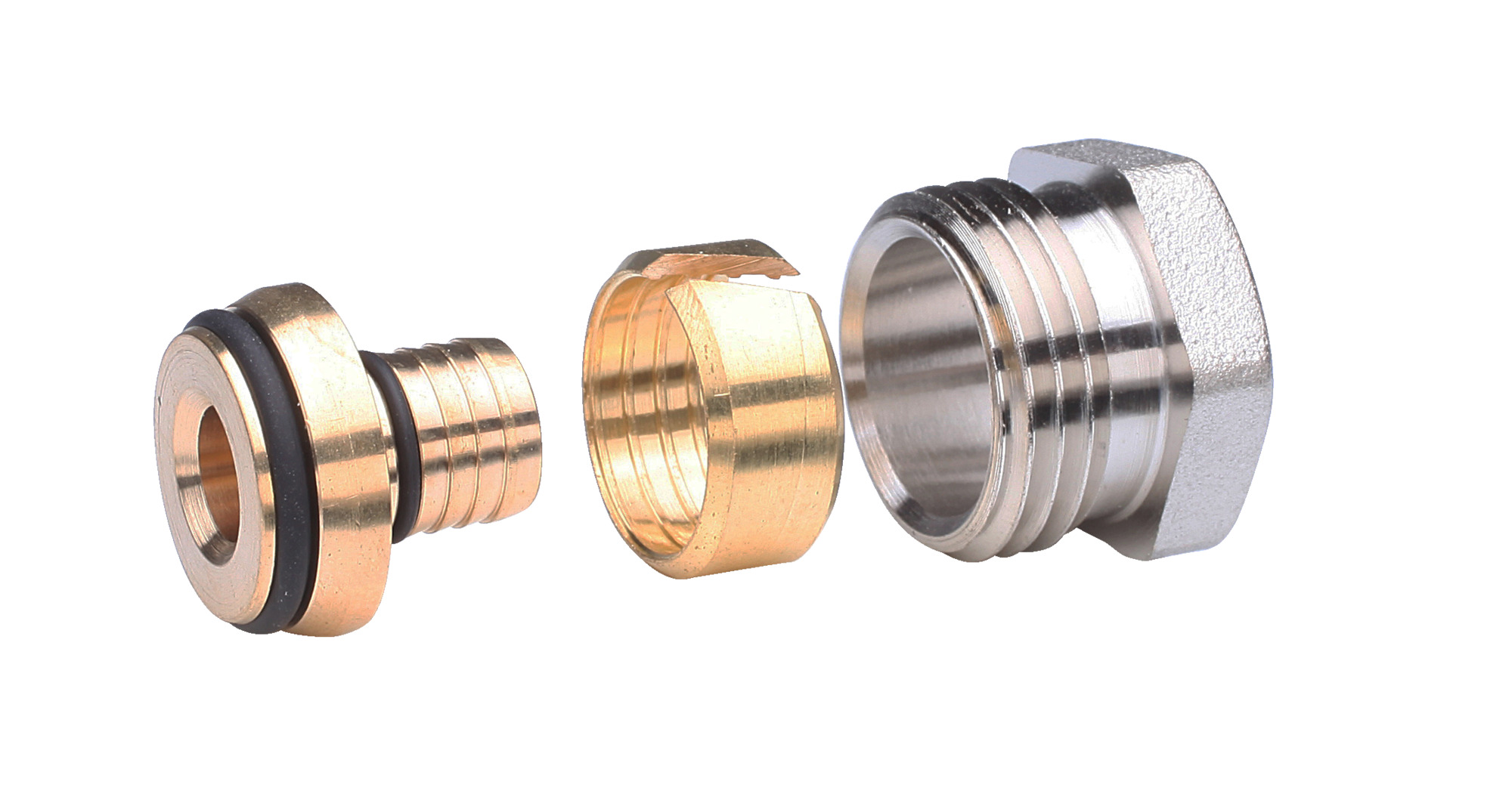 Danfoss Фитинги для полимерных труб (PEX) Уплотн. фитинги PEX 17х2 G3/4'' вн 013G4162  - Вид №3