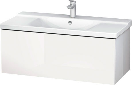 LC615003838 Тумбочка подвесная L-Cube #LC6150 1020 x 481 мм Доломитово-серый глянцевый лак Duravit - Вид №2