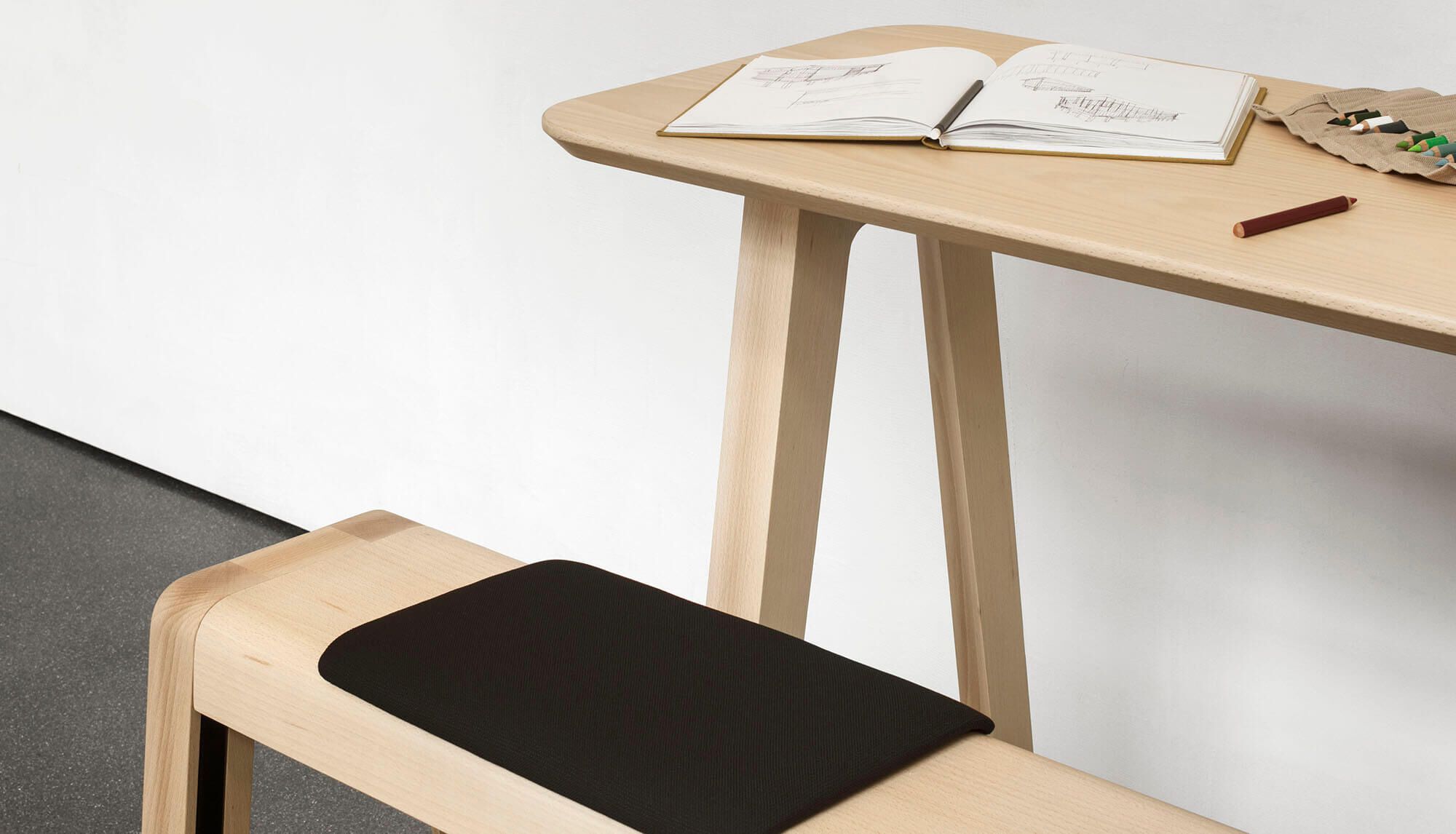 Высокий прямоугольный деревянный стол True Design E-QUO ARCH-00016968 - Вид №7