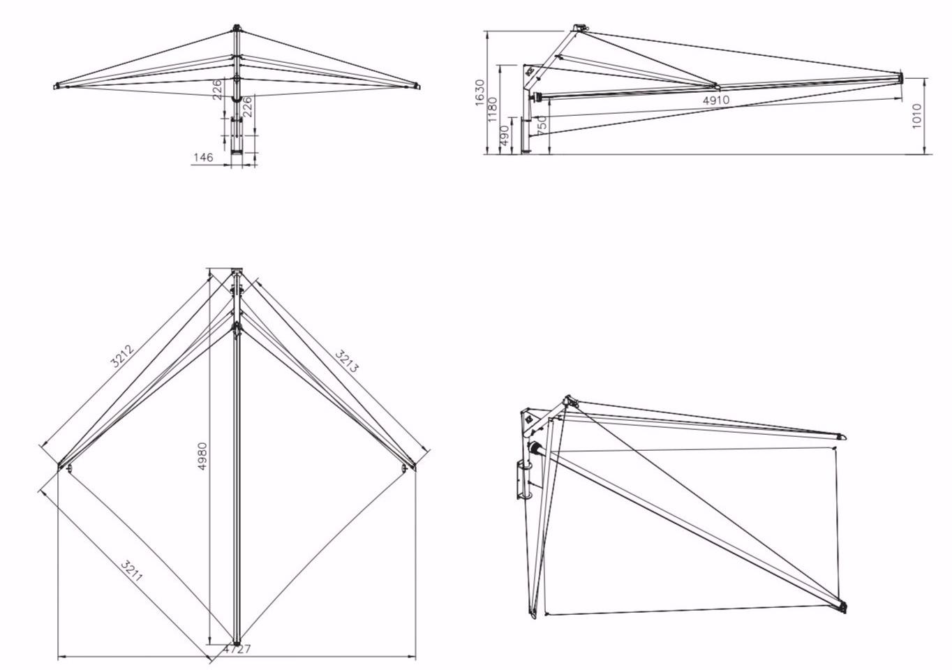KE Outdoor Design Самонесущая тень для парусов Sails sun-id-1390062 - Вид №14