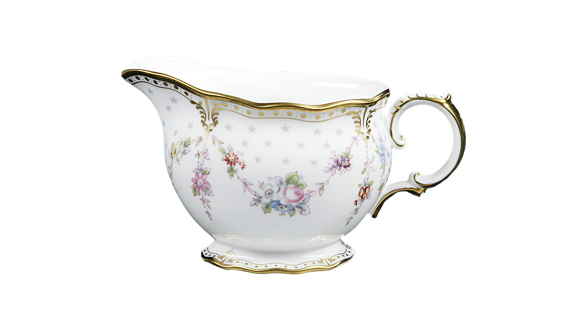 10628019 Royal Crown Derby Сервиз кофейный Royal Crown Derby "Роял Антуанетта" 6/15 Фарфор костяной  - Вид №3