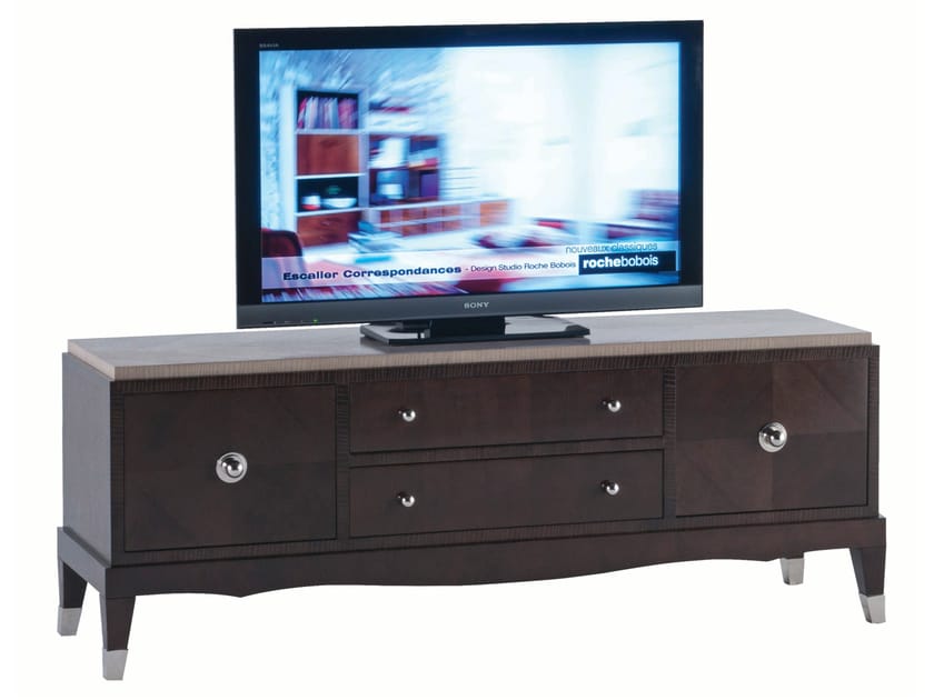 Низкий Ясень ТВ шкаф с ящиками ROCHE BOBOIS Grand Hotel ARCH-00105008